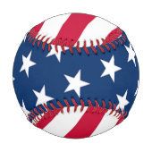 アメリカ国旗野球ボール 野球ボール (正面)