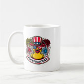アメリカ国旗風呂おもちゃ 独立記念日  コーヒーマグカップ (左)