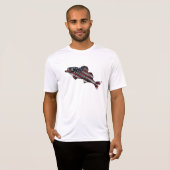 アメリカ国旗魚釣り🎣 Tシャツ (正面フル)