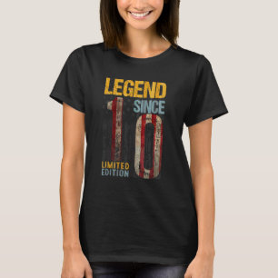アメリカ国旗12歳ヴィンテージ2010 12thハッピー tシャツ