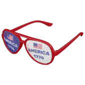 アメリカ国旗1776 B アビエーターサングラス (アングル)