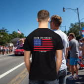 アメリカ国旗250周年記念ジェット戦闘機 Tシャツ