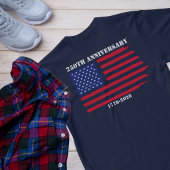アメリカ国旗250周年記念ジェット戦闘機 Tシャツ