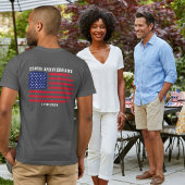 アメリカ国旗250周年記念ジェット戦闘機 Tシャツ