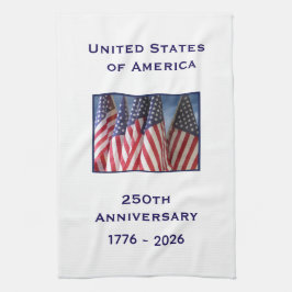 アメリカ国旗250周年記念パトリオティック キッチンタオル