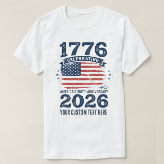 アメリカ国旗250周年記念1776 Tシャツ
