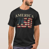 アメリカ国旗250周年記念 Tシャツ (正面)