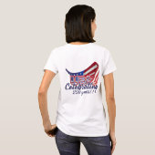 アメリカ国旗250周年記念Tシャツ Tシャツ (裏面フル)