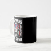 アメリカ国旗250周年記念USA独立記念日 コーヒーマグカップ (正面左)