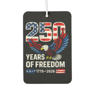 アメリカ国旗250周年 カーエアーフレッシュナー