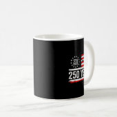 アメリカ国旗250周年 1776-2026 アメリカ生誕250周年 4 コーヒーマグカップ (正面右)