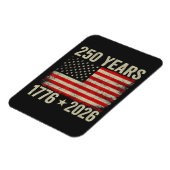 アメリカ国旗250周年 1776-2026 マグネット (左側)