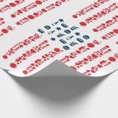 アメリカ国旗7月4日ピクニック ラッピングペーパー (角)