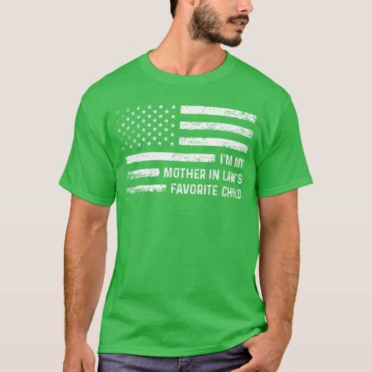 アメリカ国旗 おもしろ 羅生門 義母の推し子 Tシャツ (正面)