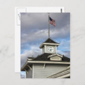 「アメリカ国旗」のはがき ポストカード (正面/裏面)