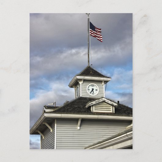 「アメリカ国旗」のはがき ポストカード (正面)