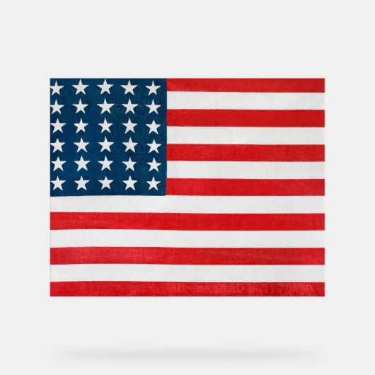 アメリカ国旗 アクリルサイン (正面)