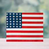 アメリカ国旗 アクリルサイン (ニュートラル)