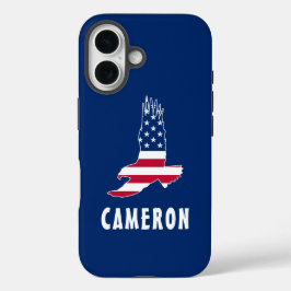 アメリカ国旗 アメリカのワシ アメリカ 4th of July iPhone 16ケース