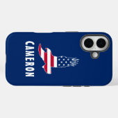 アメリカ国旗 アメリカのワシ アメリカ 4th of July Case-Mate iPhoneケース (裏面 (横))