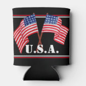 アメリカ国旗 – アメリカクーラーボックス 缶クーラー (裏面)