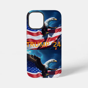 アメリカ国旗 アメリカンイーグル TRUMP 2024 iPhone 12 MINIケース