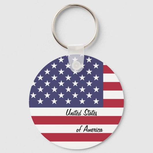 アメリカ国旗、アメリカ合衆国/sport USA キーホルダー (正面)