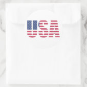 アメリカ国旗/アメリカ物 ラウンドシール (バッグ)