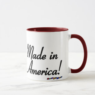 アメリカ国旗 – アメリカ製!-ディストレスト マグカップ