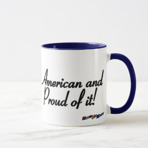 アメリカ国旗 – アメリカ誇りを持った合衆国とアメリカ! マグカップ