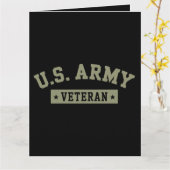 アメリカ国旗 アメリカ退役軍人会 アメリカ陸軍退役軍人 カード (黄色い花)