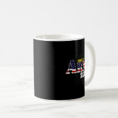 アメリカ国旗 アメリカ陸軍 シスター ベテラン コーヒーマグカップ (正面右)