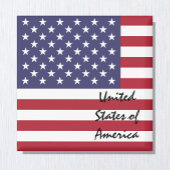 アメリカ国旗&アメリカ – ホリデー/スポーツファン マグネット