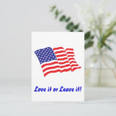 アメリカ国旗/アメリカ ポストカード (スタンド正面)