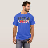 アメリカ国旗 アメリカ 米国 アメリカ合衆国 Tシャツ (正面フル)