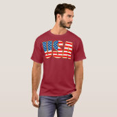 アメリカ国旗 アメリカ 米国 アメリカ合衆国 Tシャツ (正面フル)