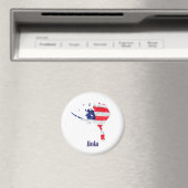 アメリカ国旗 アラスカ州 アメリカ合衆国 マグネット (インサイチュ (食洗機))