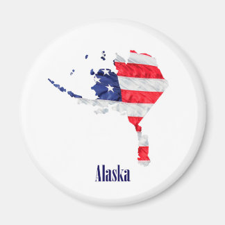 アメリカ国旗 アラスカ州 アメリカ合衆国 マグネット