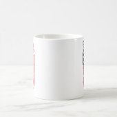 アメリカ国旗 アルペンスキー スキーヤー _6 コーヒーマグカップ (中央)