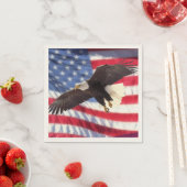 アメリカ国旗&イーグルナプキンス スタンダードカクテルナプキン (インサイチュ)
