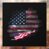 アメリカ国旗 ウィンドウサイン (シート2)