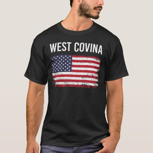 アメリカ国旗 ウェストコビーナ Tシャツ (正面)