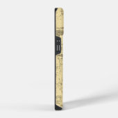アメリカ国旗 エイジド ディストressed iPhoneケース (右側面)