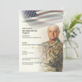 アメリカ国旗 | オリジナル写真招待状 招待状 (スタンド正面)
