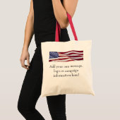 アメリカ国旗 オーダーメイド バッグ (正面(商品))