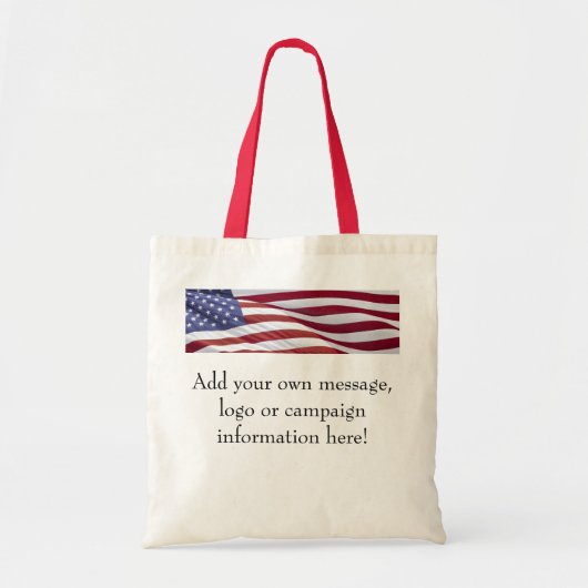 アメリカ国旗 オーダーメイド バッグ (正面)