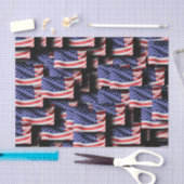 アメリカ国旗、オールド・グローリー 薄葉紙 (クラフト)