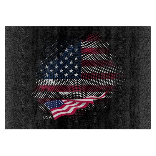 アメリカ国旗 カッティングボード (正面)
