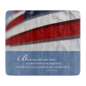 アメリカ国旗 カッティングボード (正面)