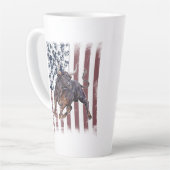 アメリカ国旗 カフェラテマグ (左アングル)
